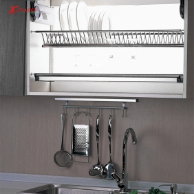 Giá bát đĩa chữ V FC28 3 tầng (304)